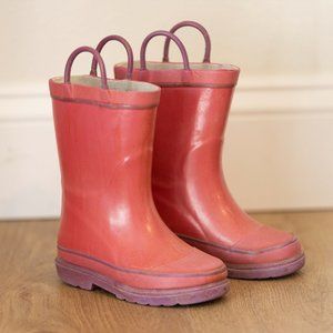 Western Chief Firechief Pink toddler girl rain boots Size 8
